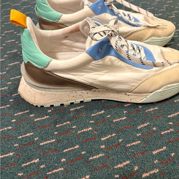 Concept Women's Athletic Shoes - White, Blue, and Tan - Picture 4 of 6